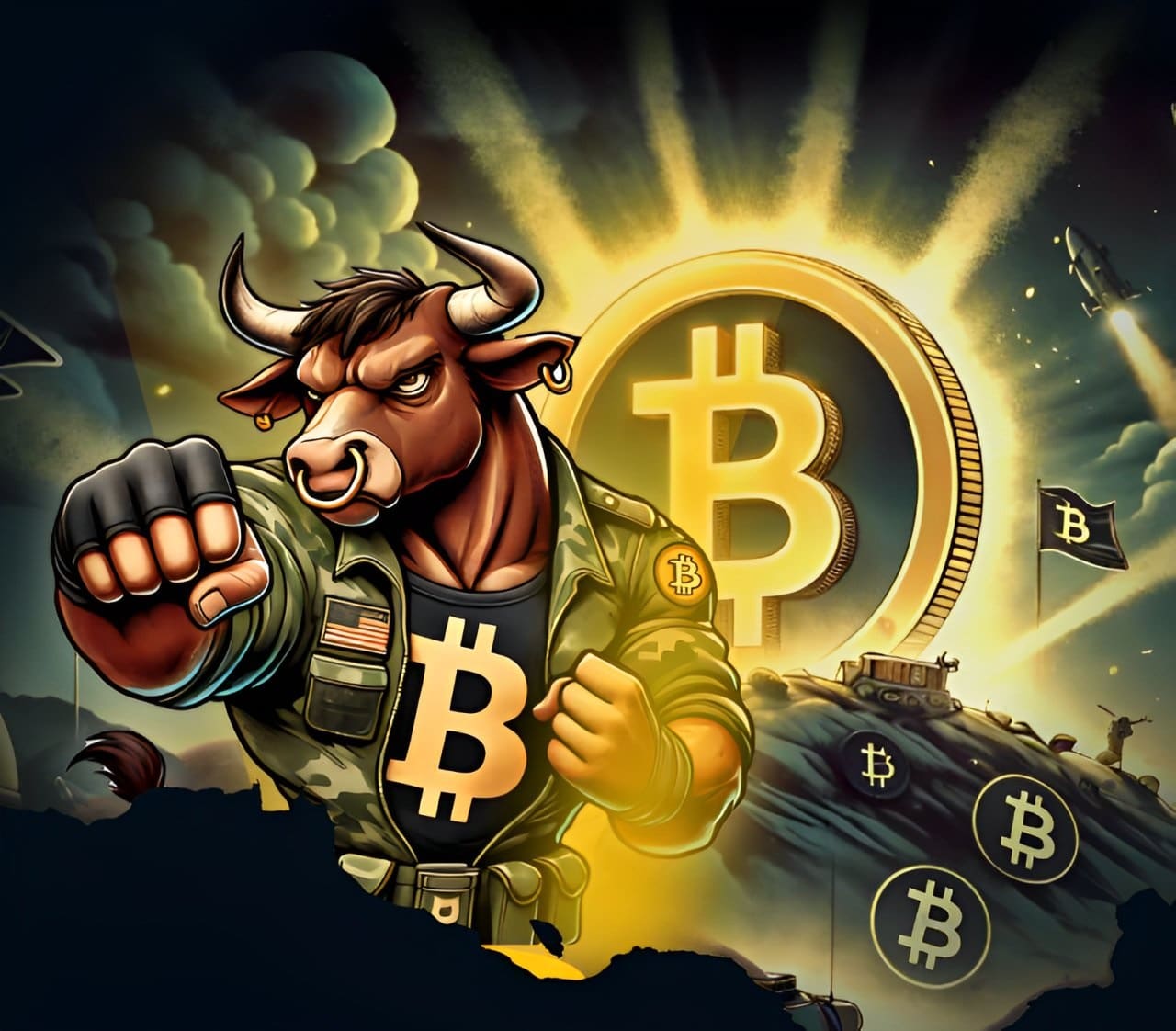 New Meme Coin BTC Bull Token Targets $1M Raised in 48-Hours: Earn BTC?